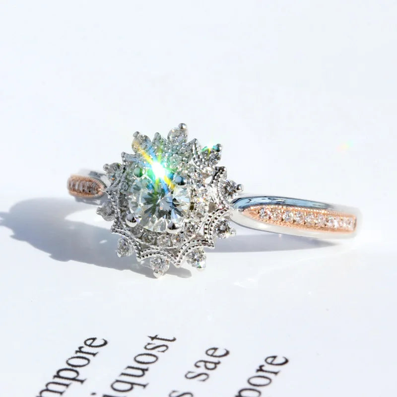 Bague Argentée Diamant