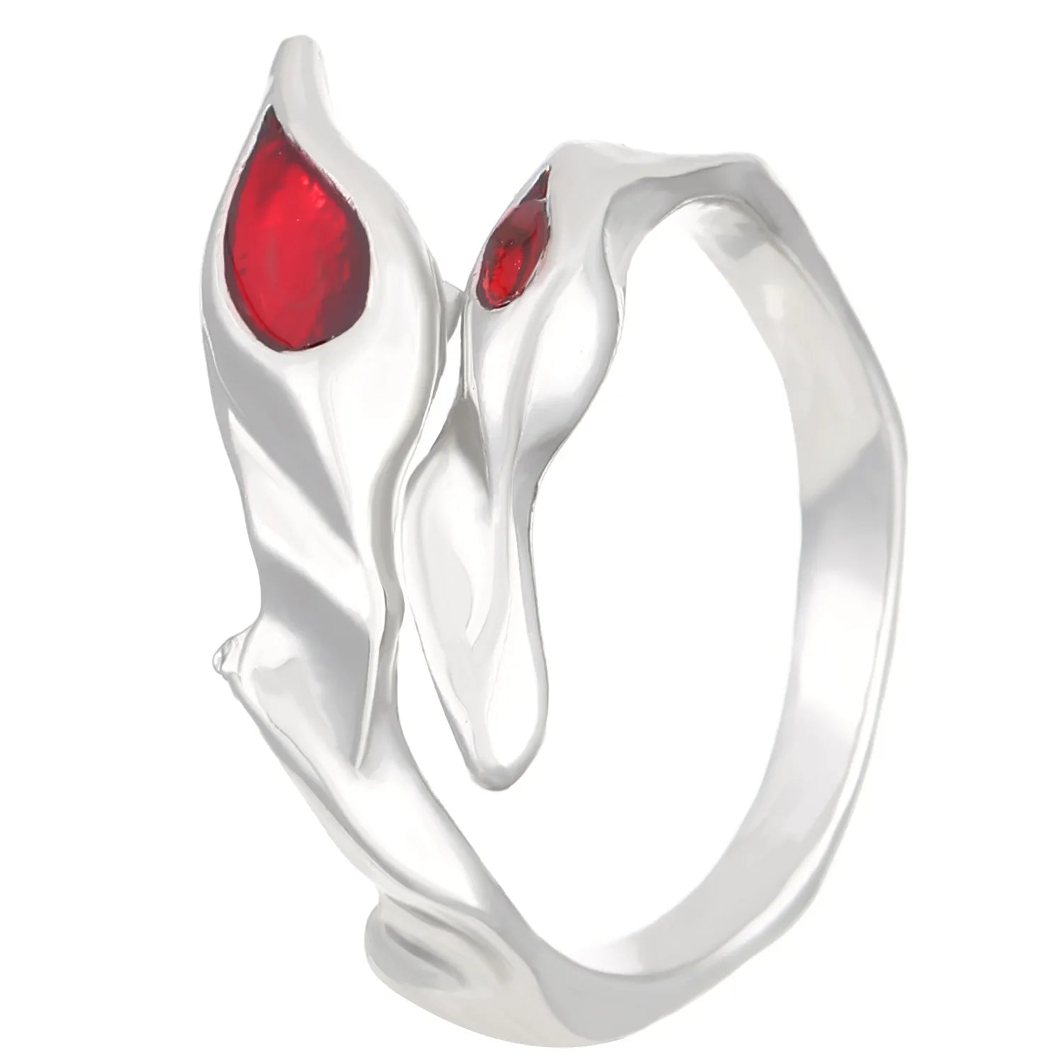 Bague Gothique Rouge Sombre