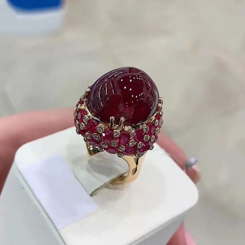 Bague Luxe Rose Punk