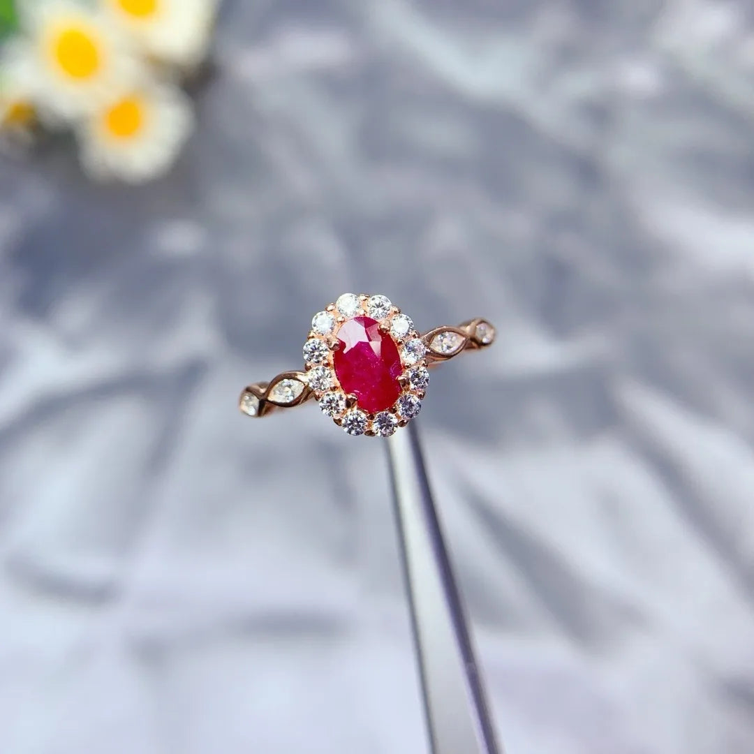 Bague Rubis Élégance S925