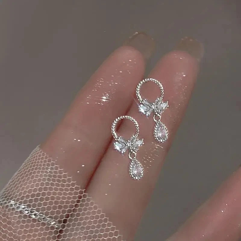 Boucles Papillon Cristal