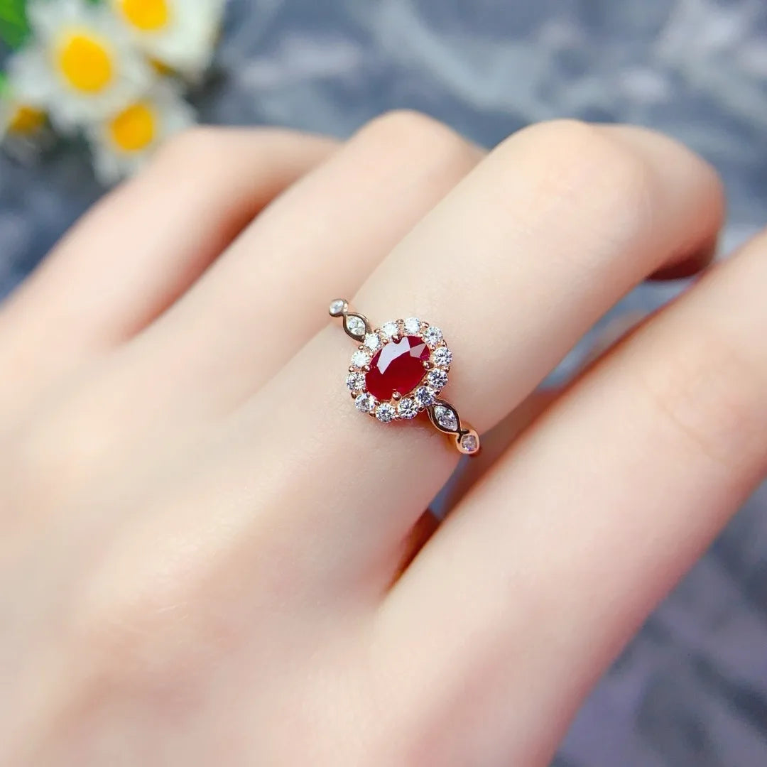 Bague Rubis Élégance S925