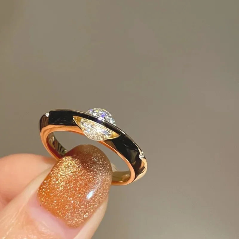 Bague Zircon Luxe Femme