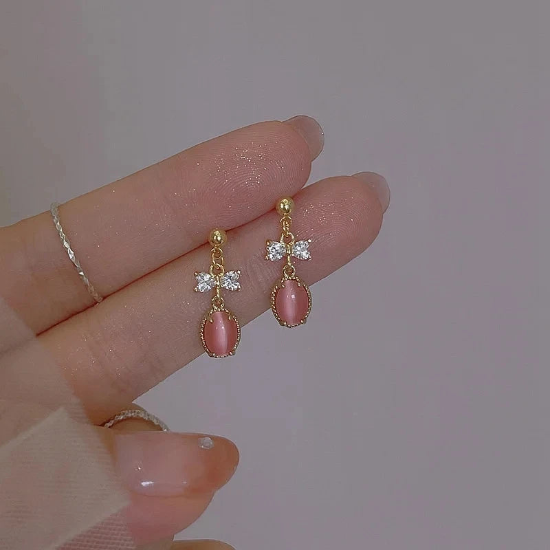 Boucles Papillon Cristal