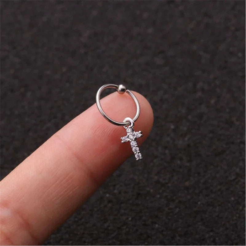 Boucles d’Oreille Piercing Zircon