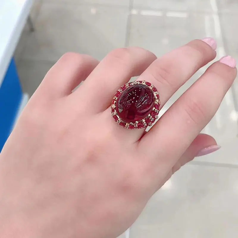 Bague Luxe Rose Punk