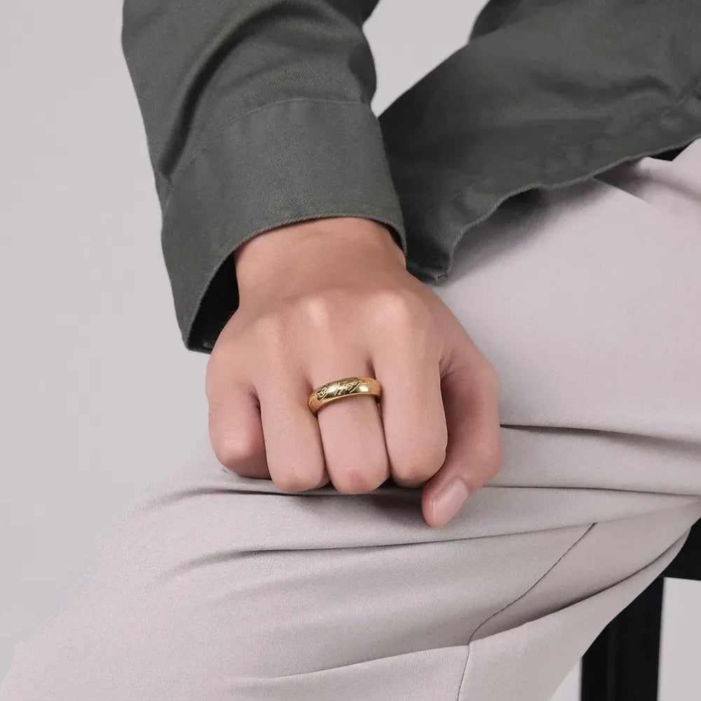 Anneau de langue acier