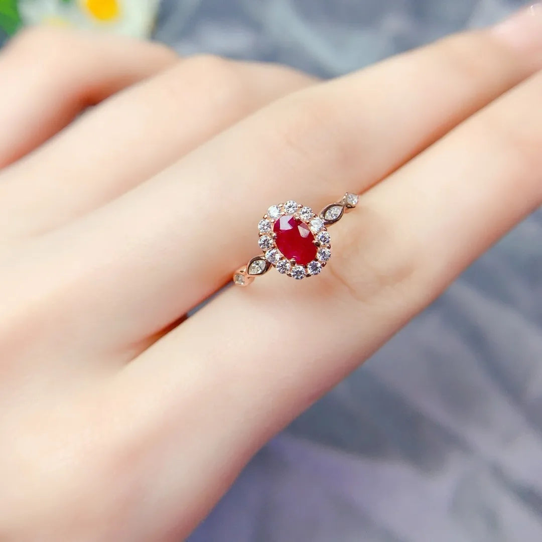 Bague Rubis Élégance S925