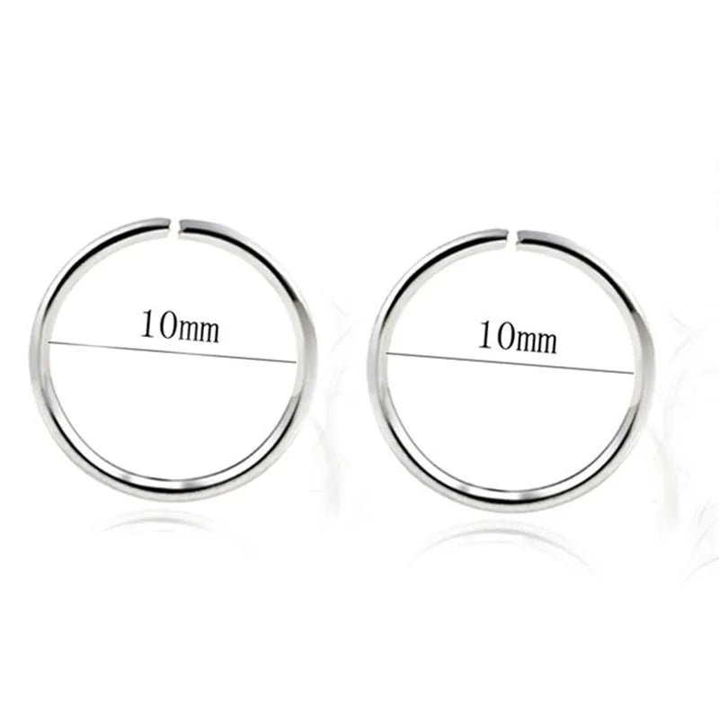 MiniSilver Hoop