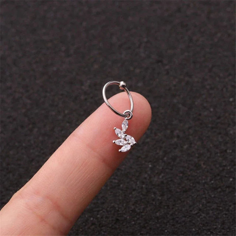 Boucles d’Oreille Piercing Zircon