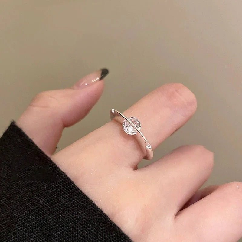 Bague Zircon Luxe Femme
