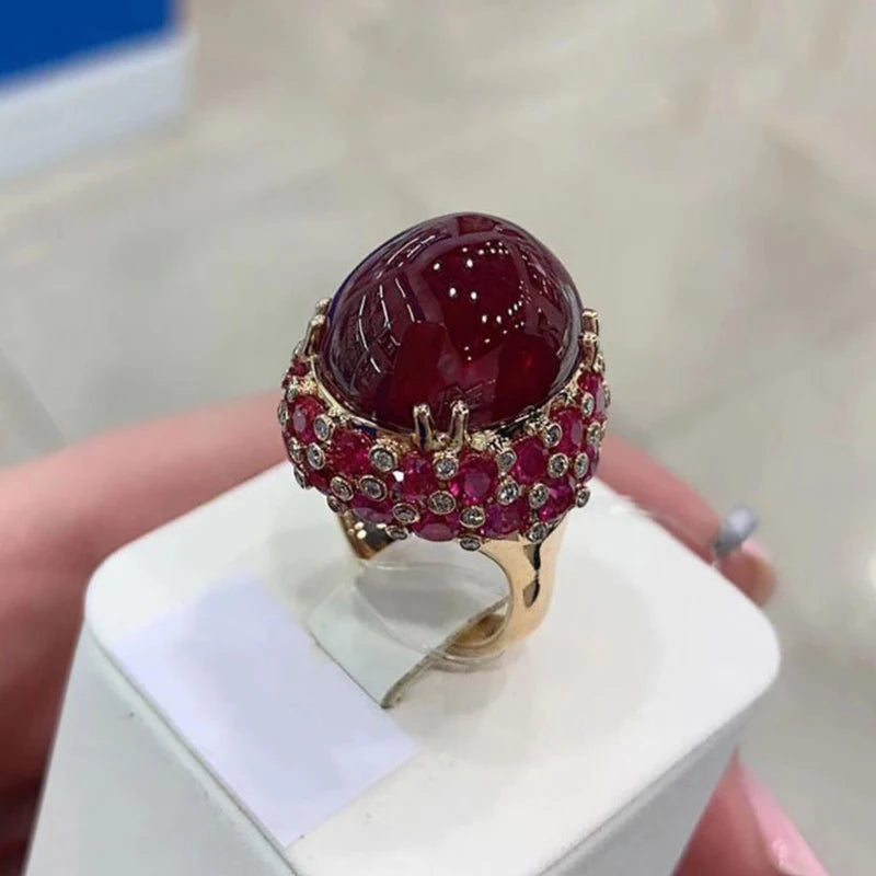 Bague Luxe Rose Punk