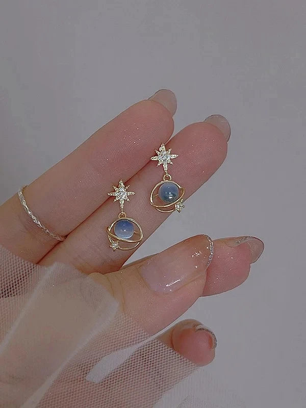 Boucles Papillon Cristal