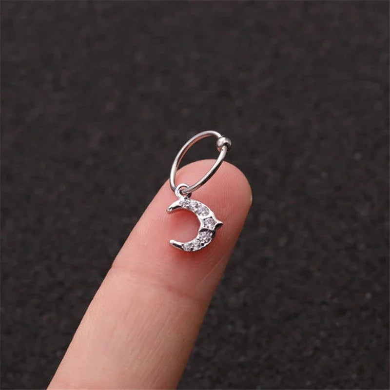 Boucles d’Oreille Piercing Zircon