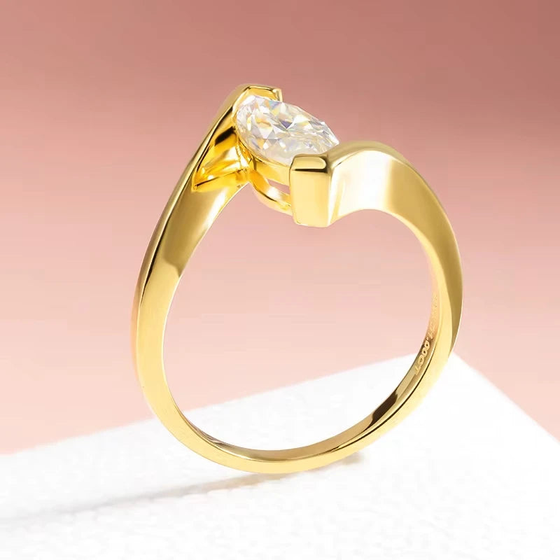 Bague Or Massif Élégante