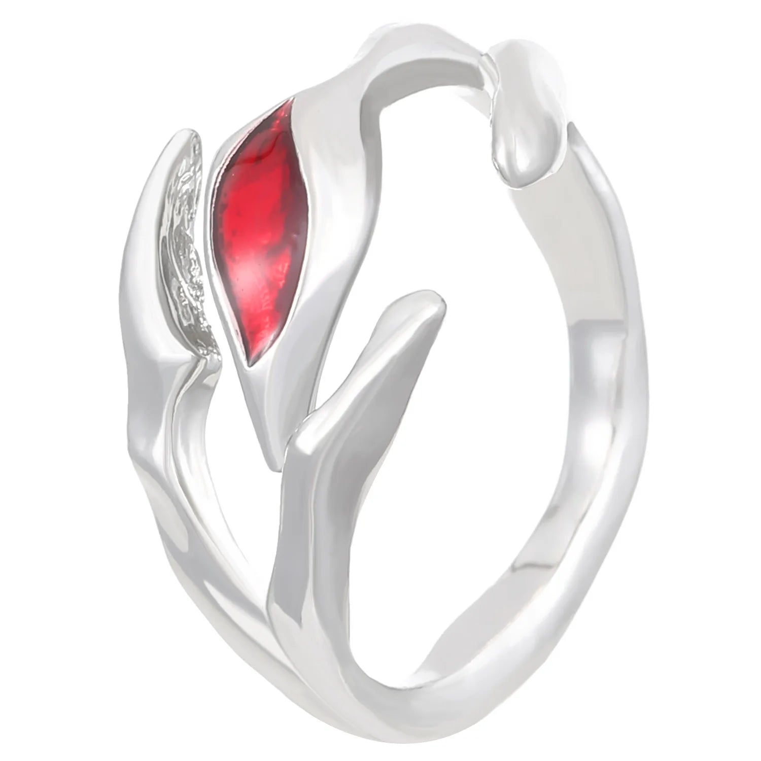 Bague Gothique Rouge Sombre