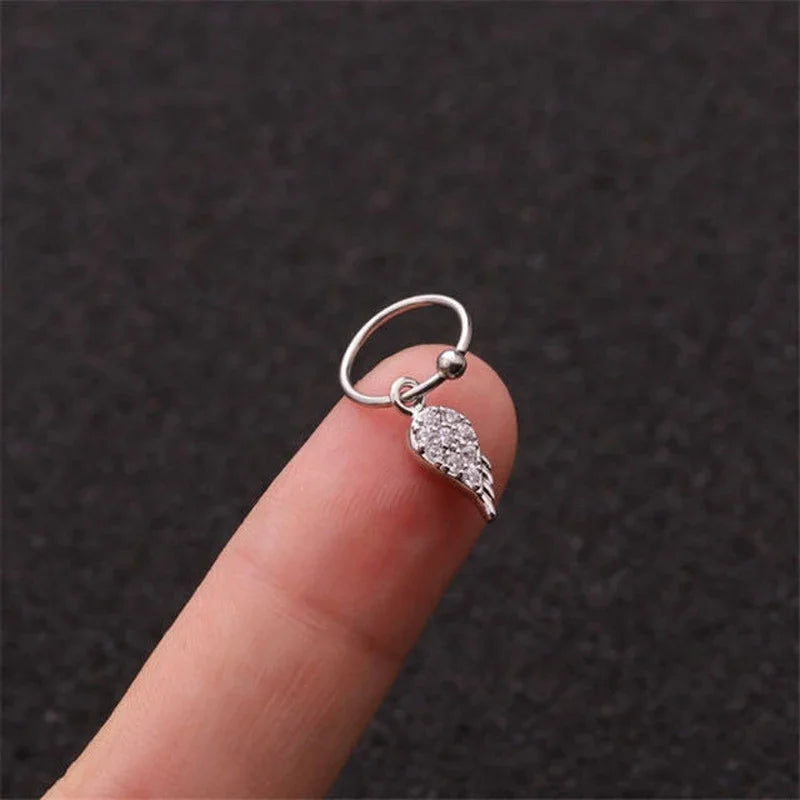 Boucles d’Oreille Piercing Zircon